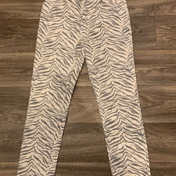 Rebecca Taylor La Vie Women’s Straight Leg Animal Print Jeans Size 27 NWOT - Picture 2 of 5